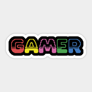 Gamer Rainbow Sticker